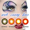 Pink heart eye wear Halloween contacts crazy contact lens