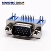 Elevated right angle blue PBT 15 pin vga converter