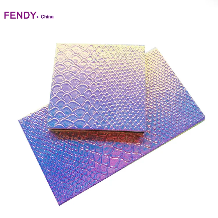 Holographic Mermaid Pu Material Empty Makeup Palette Wholesale