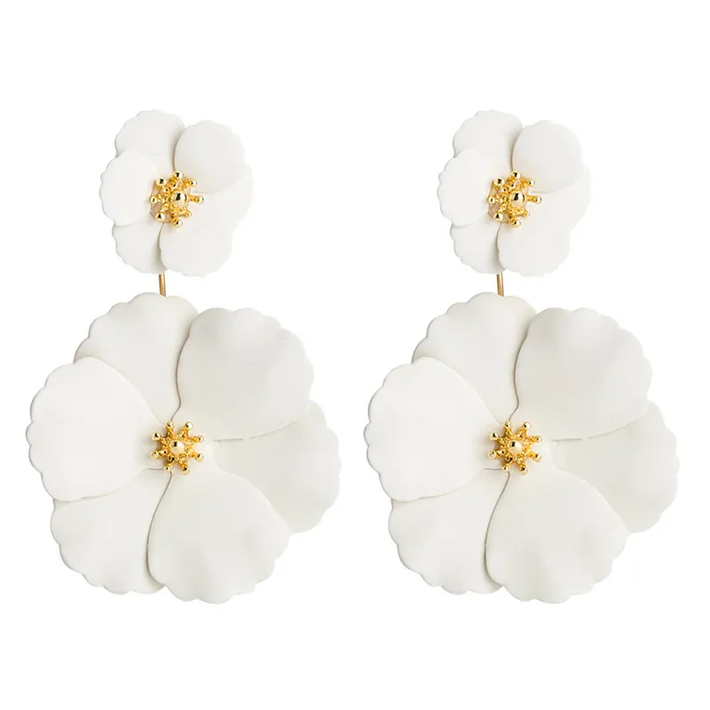 

Trade Assurance Wholesale Women Fashion White Flower Earring