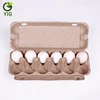 Clean Nature Pulp Molded 12 Cells Egg Tray Manufacturer In China