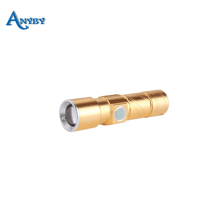 2019 hot sell lithium rechargeable metal torch