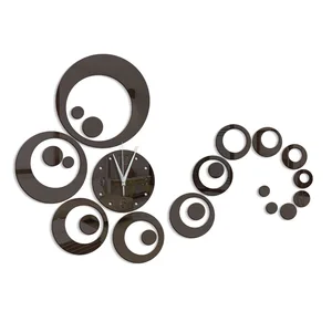 Hot Sale Creative DIY Acrylic Wall Clock Living Room Oversized 3D Wall Sticker Clock