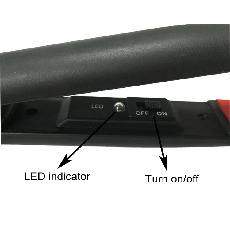 Ce Certification Ceramic Hair Straighteners With Car Plug Hair Flat