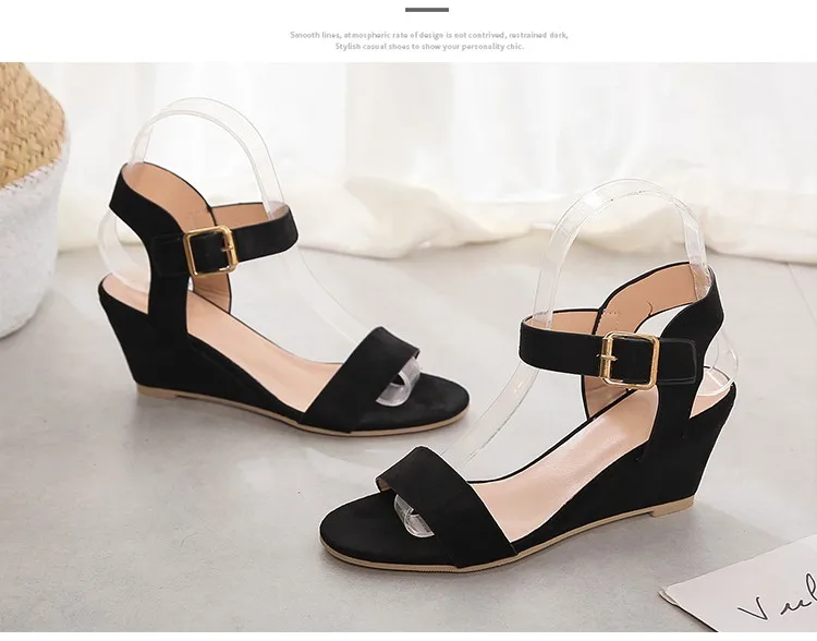 Ladies Wedge Heel Sandals Women Shoes - Buy Women's Sandals,Ladies ...