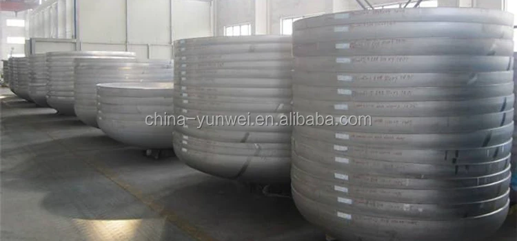 Asme Steel Pressure Vessel Tanks Hemispherical Torispherical Dished Heads 
