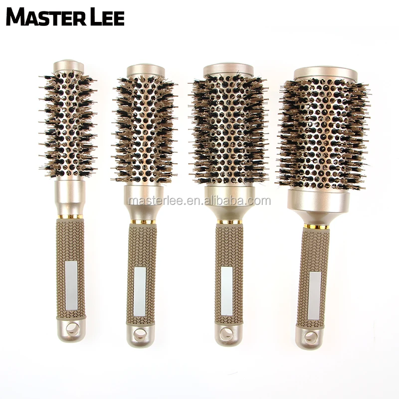 

Masterlee Brand 4pcs Different Sizes Hair Straightener Brush Hairdressing Ceramic Hair Brush, Customised