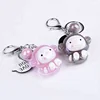 2018 New style personalised keyring glowing monkey animal keychain