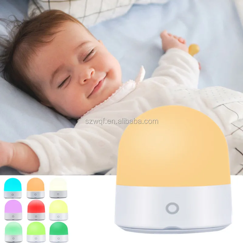 Rgb colorful mini smart usb desk lamp wireless automatic no wiring motion sensor led night light for baby room