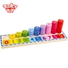 Wooden Abacus Learn Toy Counting Stacker Game