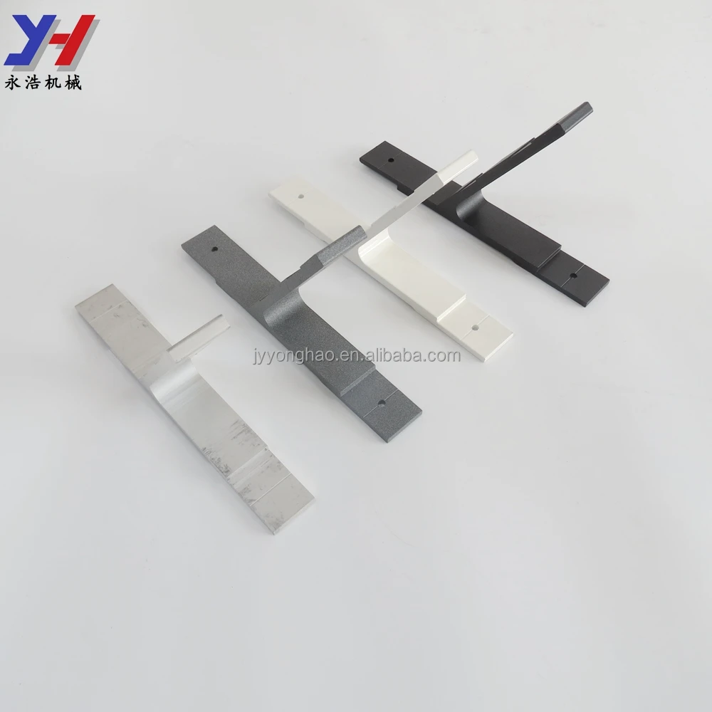 
OEM ODM Custom Fabrication of Powder Coated Aluminum Glass Holder for Curtain Wall 