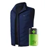 5V 7.4V Usb Sleeveless Rechargeable Battery Electric Heated Jacket Vest