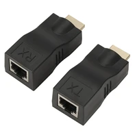 

4K 3D HDMI 1.4 30M Extender to RJ45 Over Cat 5e/6 Network LAN Ethernet for HDTV HDPC PS3 STB