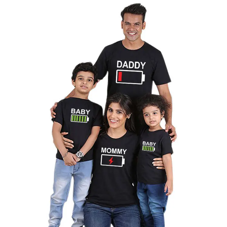 

Parent-child clothing summer matching outfits family shirt set