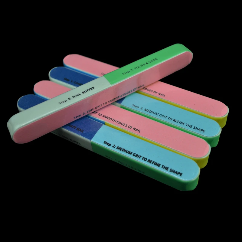 

Professional cheap price 7 ways nail file buffer wholesale 7 steps in one nail file in stock, As picture