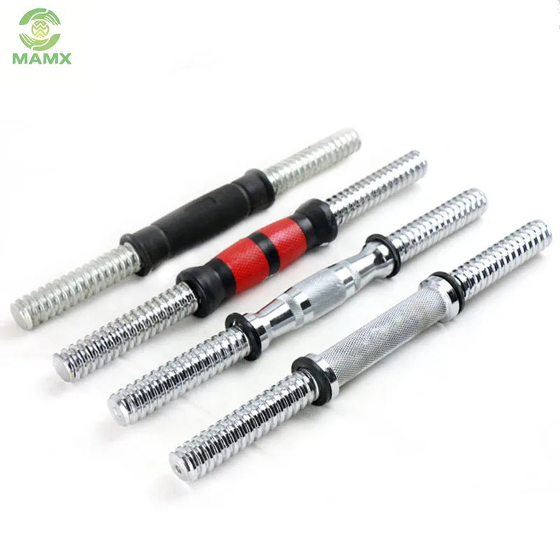 

Weight lifting Chrome silver steel Dumbbell Bar For Dumbbell, Various colors