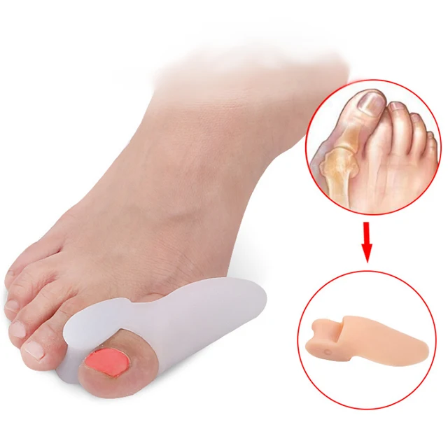 

Toe Separators Gel Toe Separator & Toe Stretcher for Yoga Walking and Dancing for Women and Men, White /skin