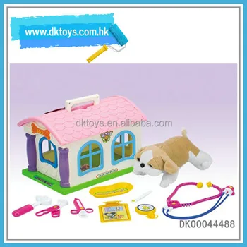 carry and care veterinary playset