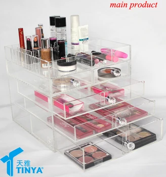 New Acrylic Clear Drawer Dividers For Makeup Huge Cosmetic