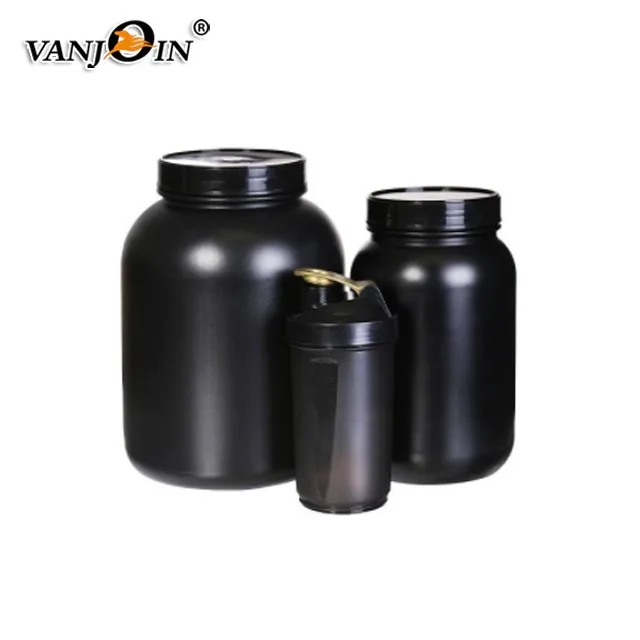 Hdpe Protein Jar Empty Plastic Protein Powder Container Plastic