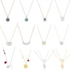 2019SWA Angel Wings Vibrating Crystals Sun Round Heart Shape Unicorn Moon Day Horse Moon Wild Fashion Simple Ms. Clavicle Chain