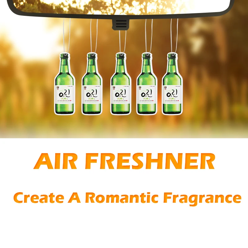 Car Custom Made Hanging Airfreshner Auto Fragrance Paper Car Air