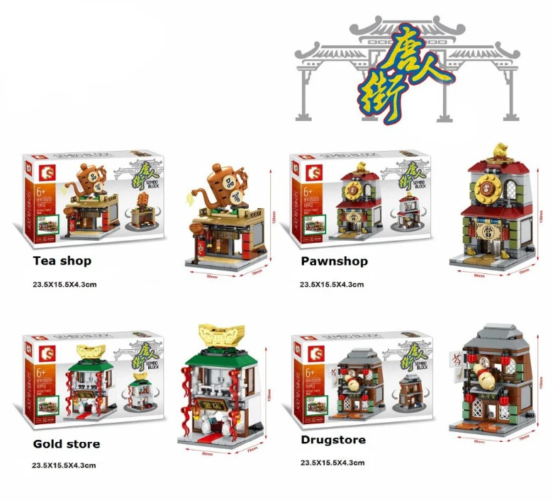 Sembo block toys for children compatible legoings 3D model building kits blocks mini street view developmental toys hobbies.jpg