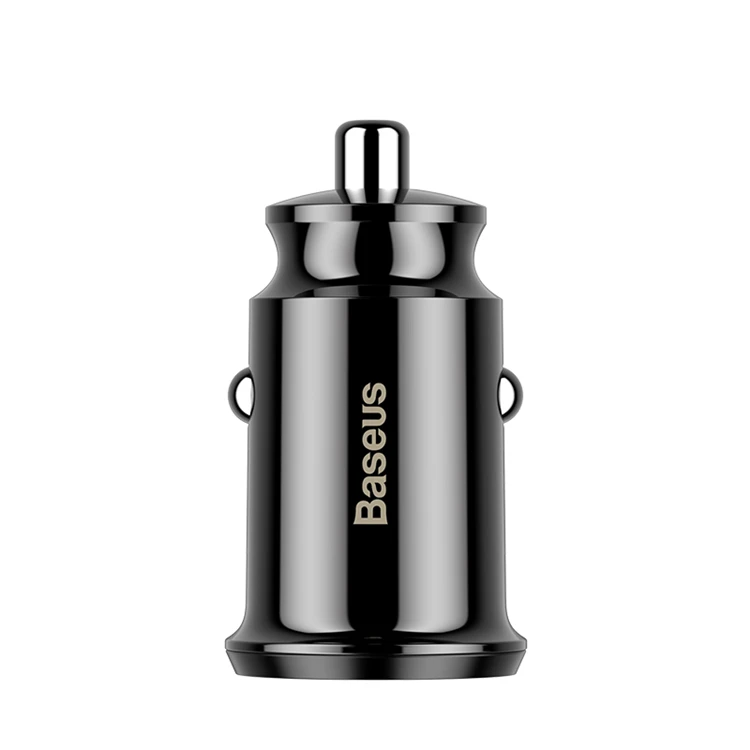 Baseus Mini Car Charger Portable USB Interface Battery Car Plug Charger For Phones