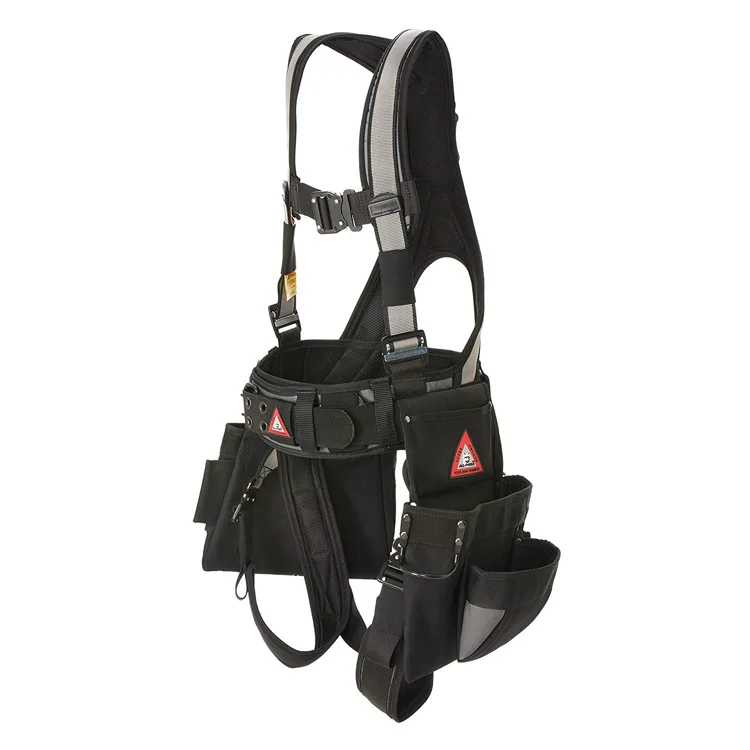
Handy Construction Fall Protection Full Body Harness Safety Tool Bag Combo 
