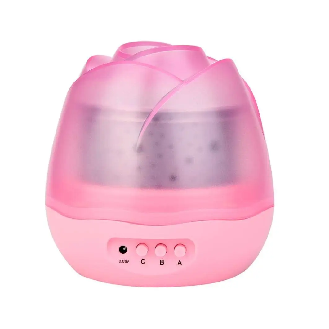 YARRAE 2018 Multicolor Projector Night Light Rotating Starry LED Projection Moon Star Lamp manufacture in shenzhen