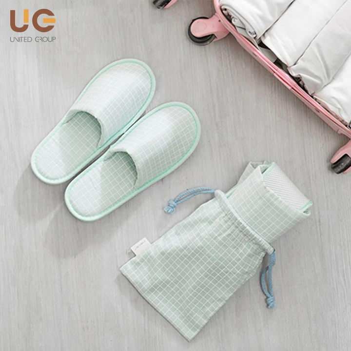 foldable slippers in a bag