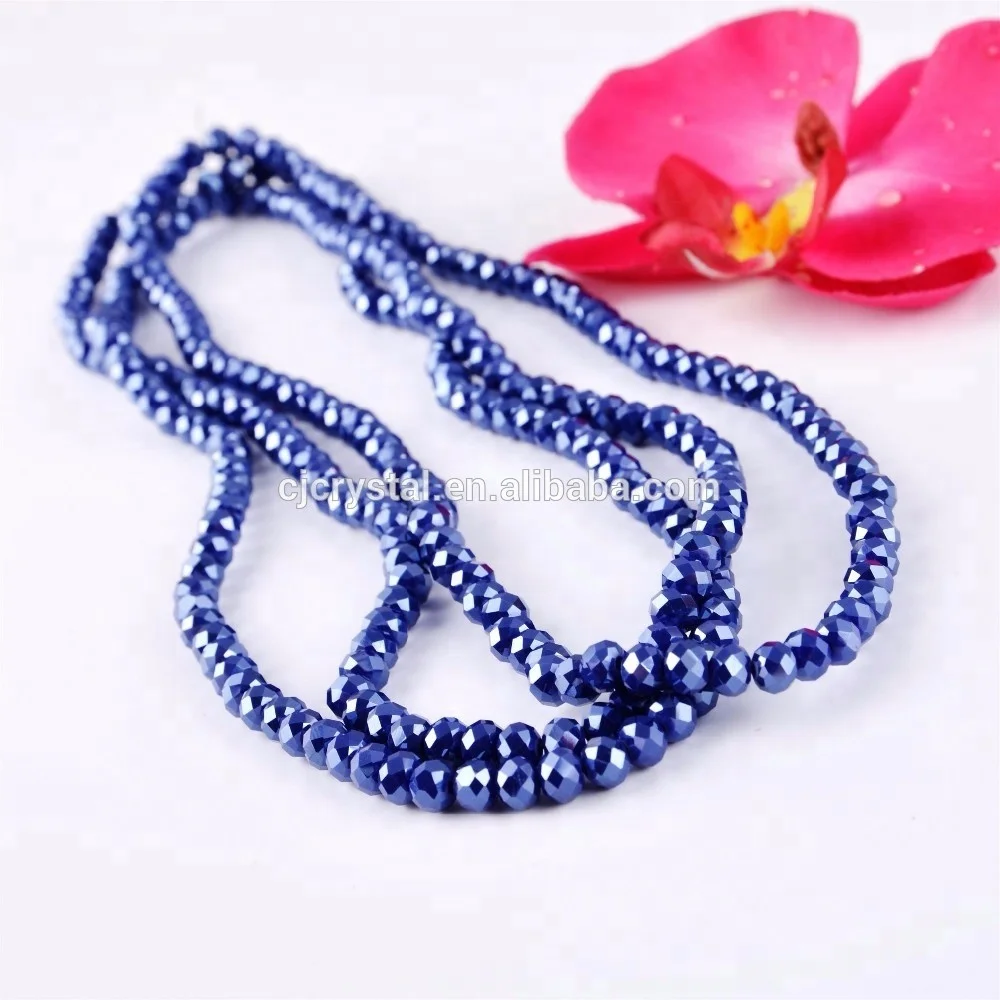 

2MM,4MM,6MM,8MM Glass Beads for Jewelry Making Rondelle Beads, More than 100 colors