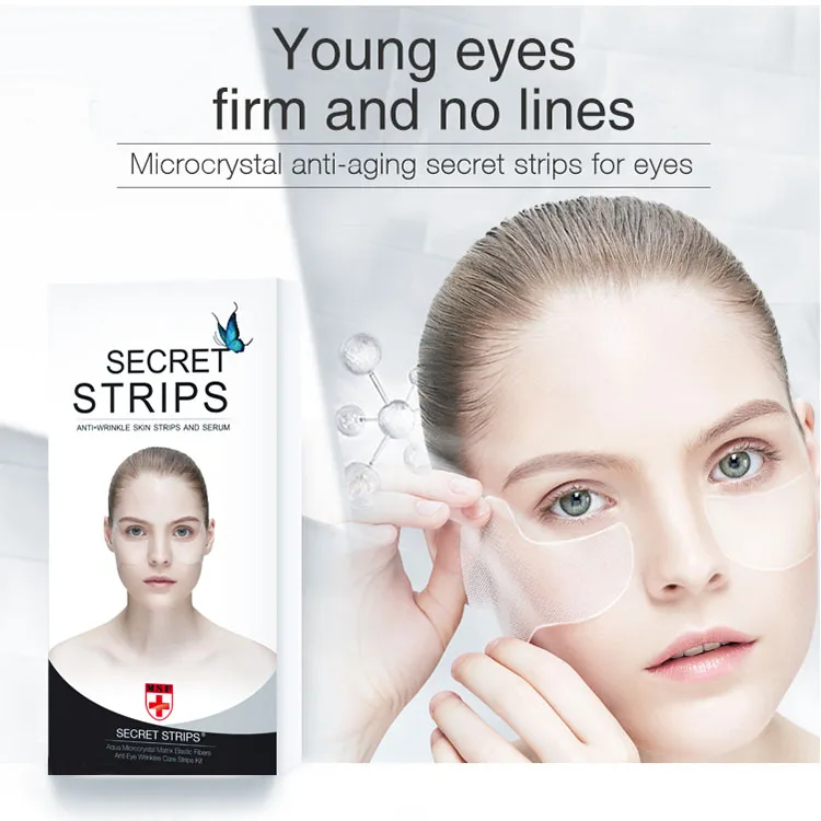 

mask form and eye use eye strips for anti wrinkle, Transparent