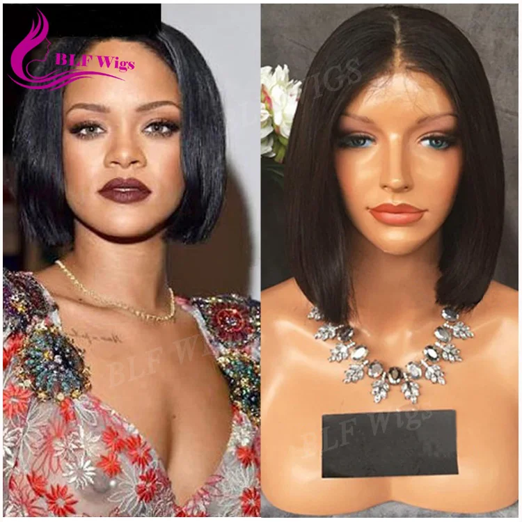 

Wholesale Cheap Human Hair Full Lace Wig, Short Bob Wigs for Black Women, N/a