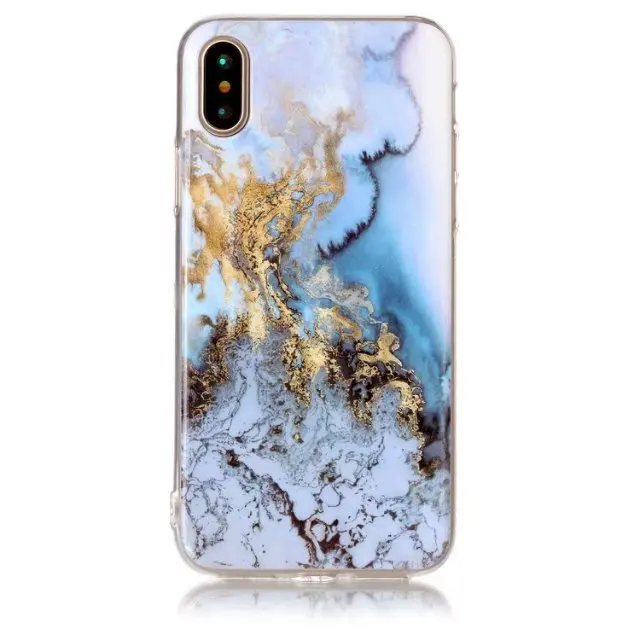 Soft TPU IMD Phone case For Iphone XR  accessories Mobile Marble phone case Cover  for Iphone XR Marble Phone Case