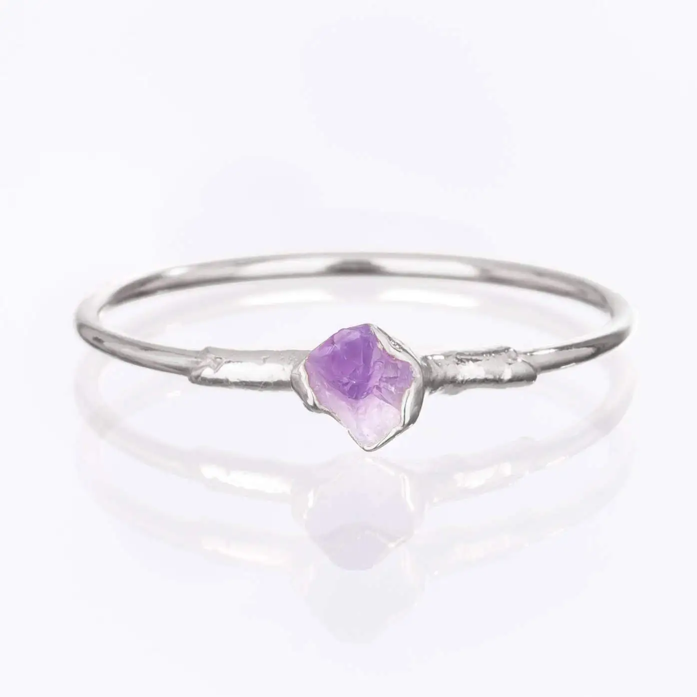 Gemsonclick Natural Green Amethyst Ring Beautiful Heart Design Handmade Silver Jewelry Ring Sizes 4 to 13