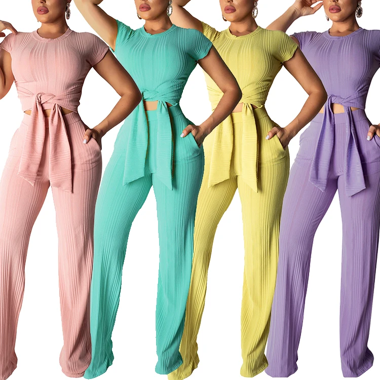 

Lover-Beauty High Quality Spring Casual Sleeveless Two Piece Sexy Jumpsuit For Women