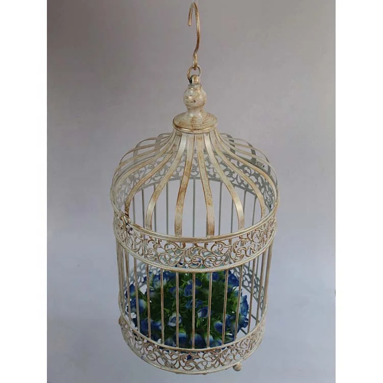 

New design hot sale metal wire decorative bird cages for wedding, Customized color