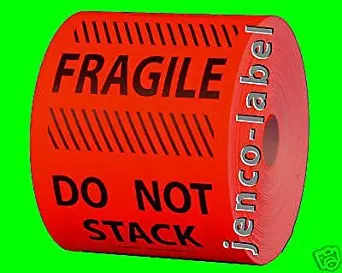 DN2301Y 500 2x3 Do Not Double Stack Label/Sticker