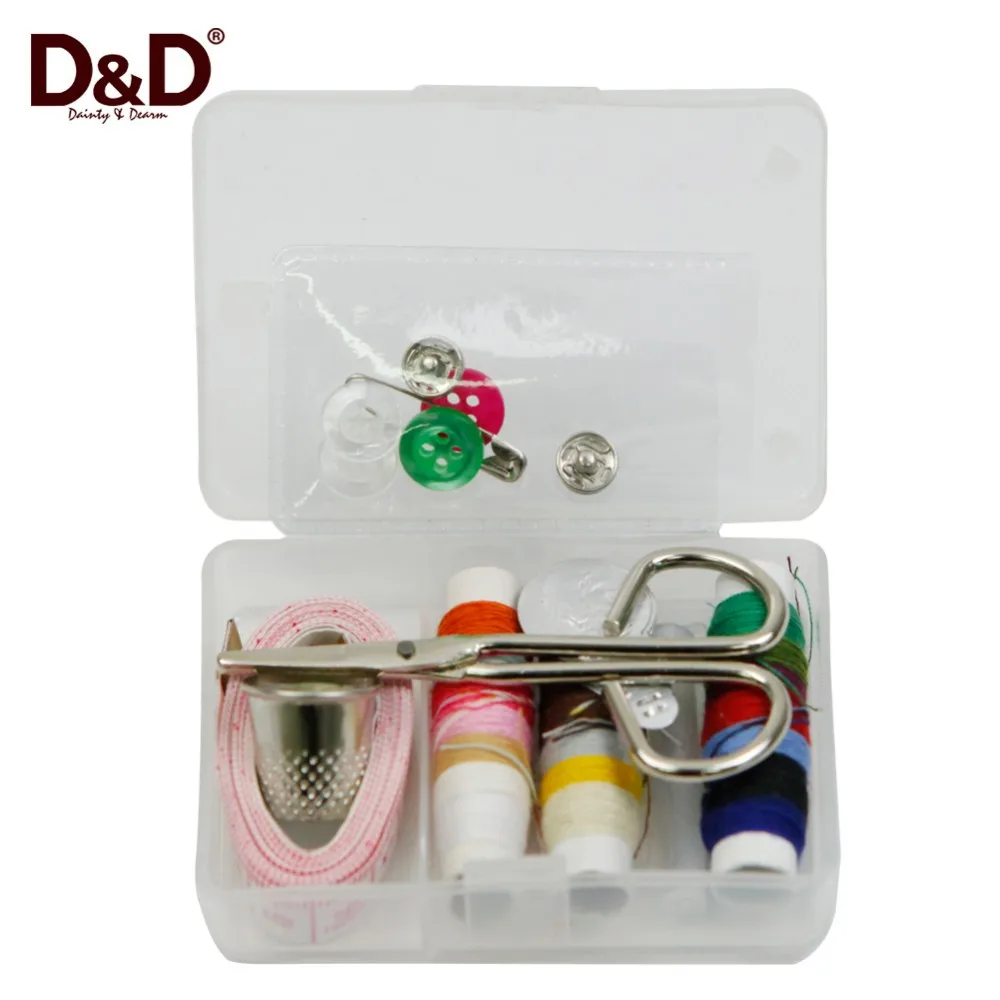 D&d New Travel Sewing Kits With Thread Scissors Safety ...