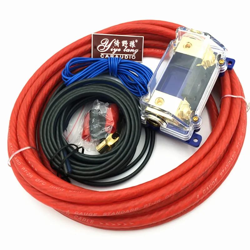 Car Audio Subwoofer Sub Amplifier Amp Wiring Kit Set Power Installation