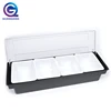 Customized logo ABS plastic condiment holders set
