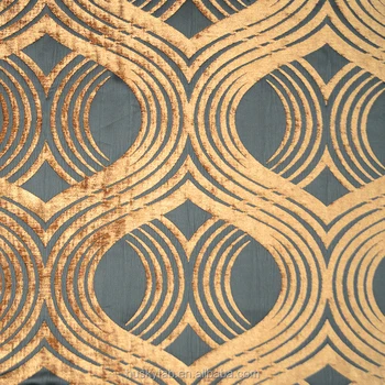Luxury Curtain Fabric Villa Using Floral Pattern Design Arabic