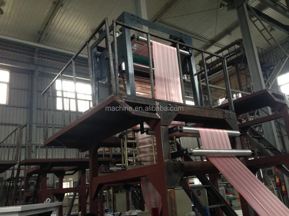 
SJ-40D 500mm Double Color Film Blowing Machine 
