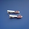 plating glossy silver engraved soft enamel United States Of America USA national flag logo metal tie clip tie bar gifts