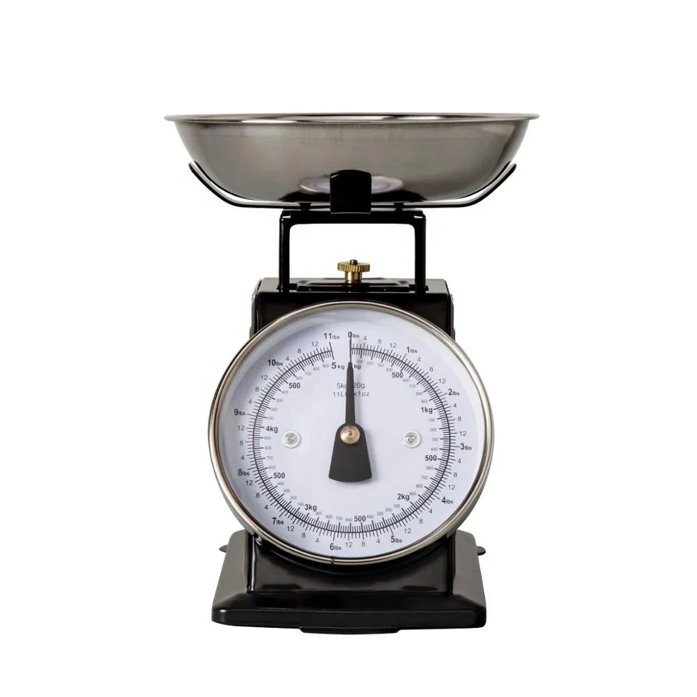 

Vintage Mechanical Kitchen Scale Retro, White
