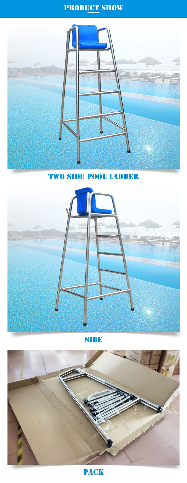 Luxury Lifeguard Chair For Swimming Pool View Luxury Lifeguard