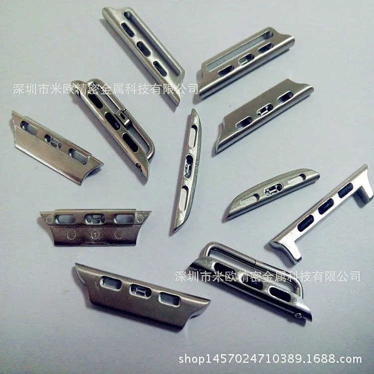 

316L Stainless Steel Adapter Connector Tool 38mm 42mm For Apple Watch Band Adapter, Rose gold,gold,silver,black