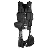 China Xinxing Black Military Police Security Molle Tactical Vest With Gun Holster