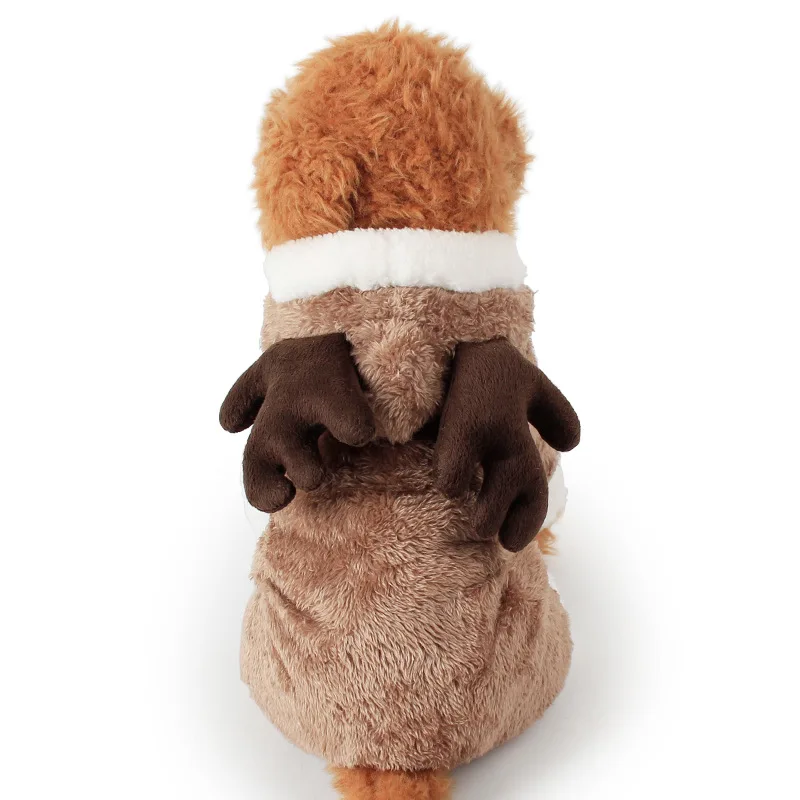

Wholesale Funny Plush Elk Pet Christmas Dog Costume Stocking Clothes Dog Christmas Accessories, N/a